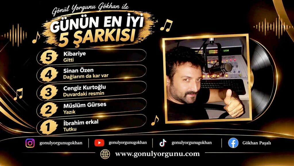 Günün En İyi 5 Şarkı Listesi